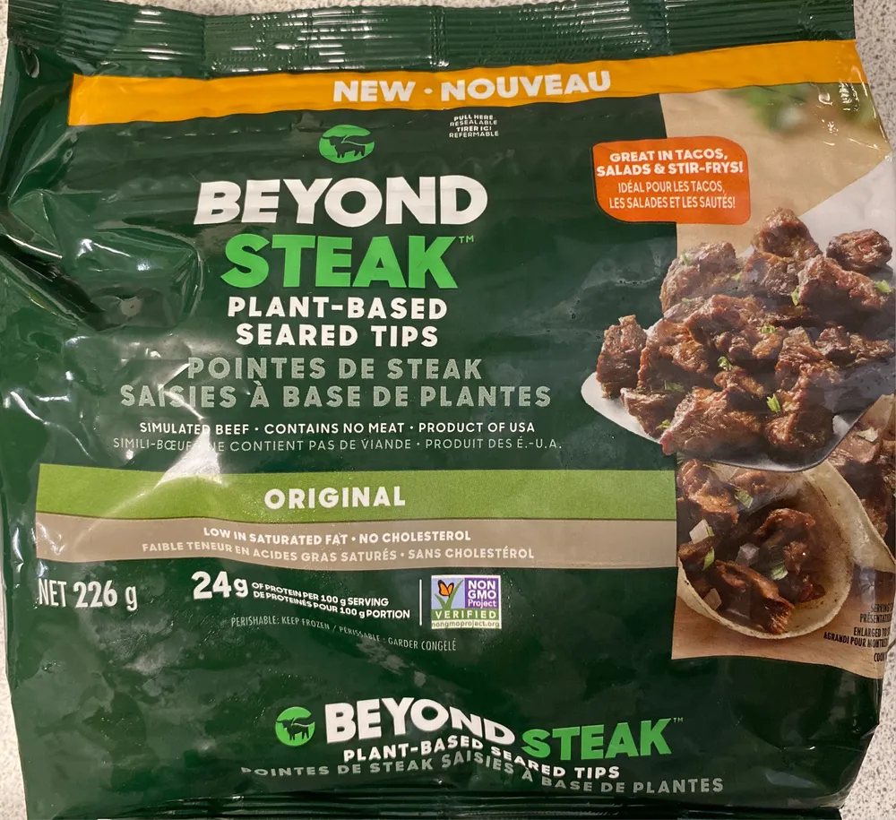 BEYOND STEAK Plant-Based Seared Tips