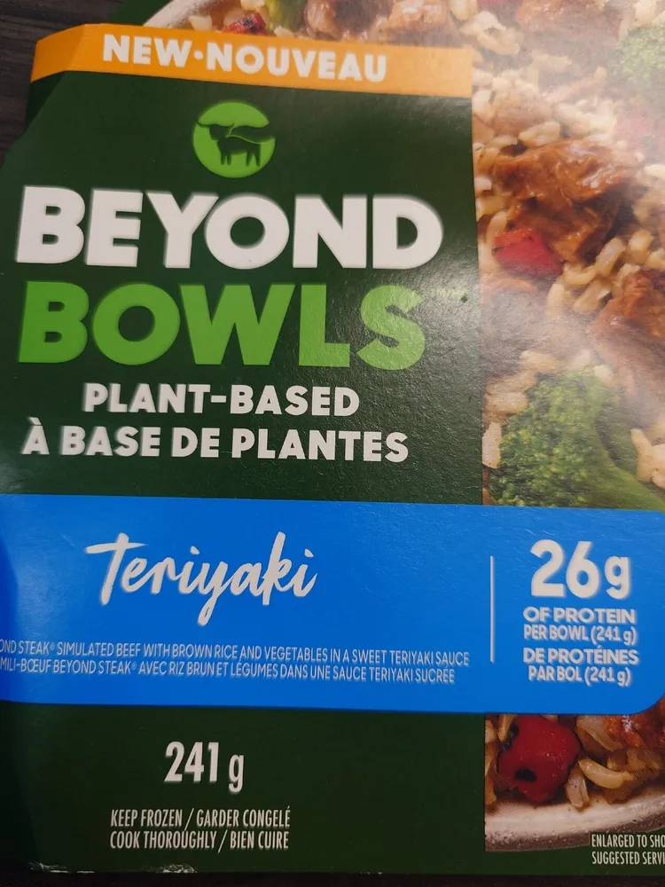 Beyond Bowls Plant-Based Teriyaki