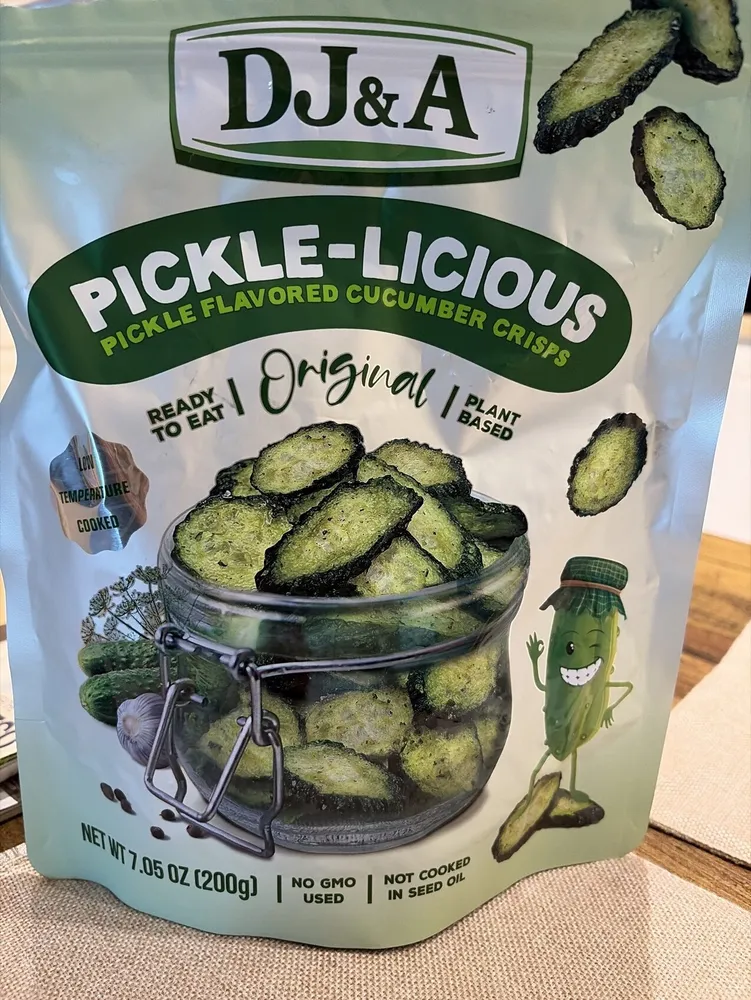 Cucumber crisps