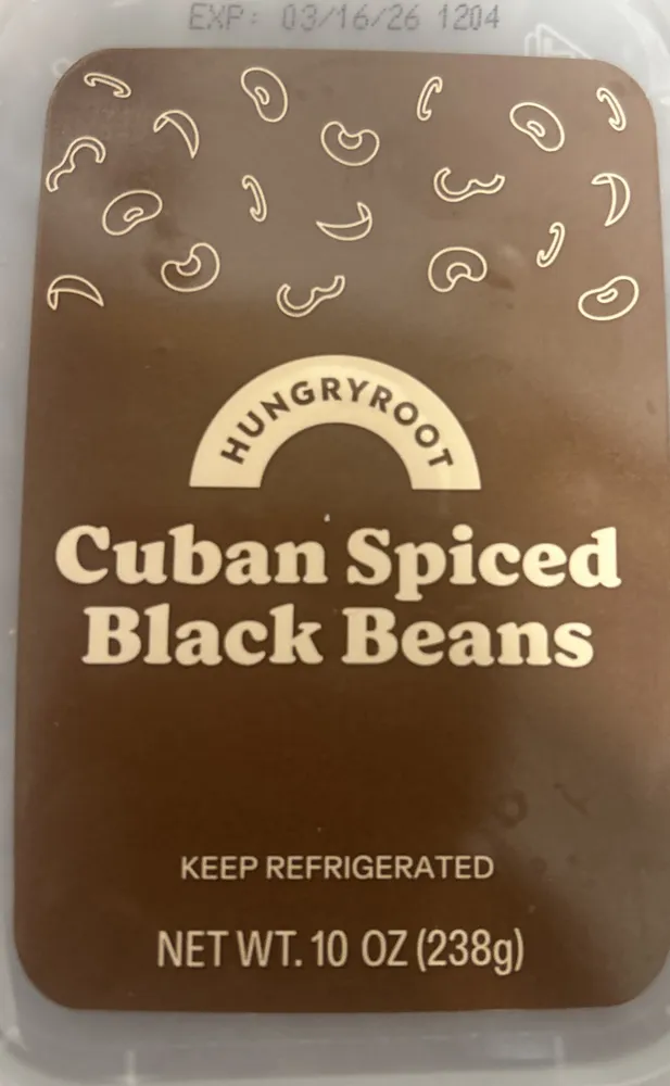 Cuban spiced black beans