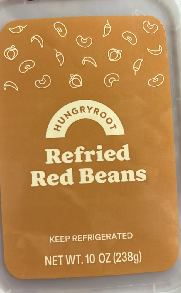 Refried red beans