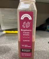 Raspberry cacao smoothie