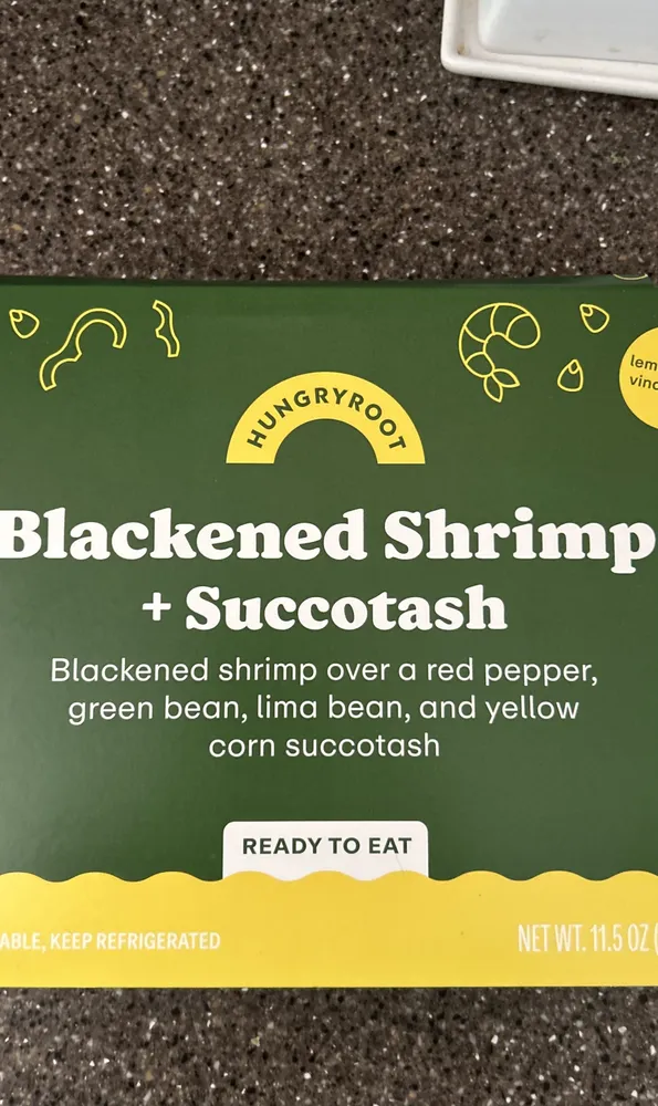 Blackene Shrimp & Succotash