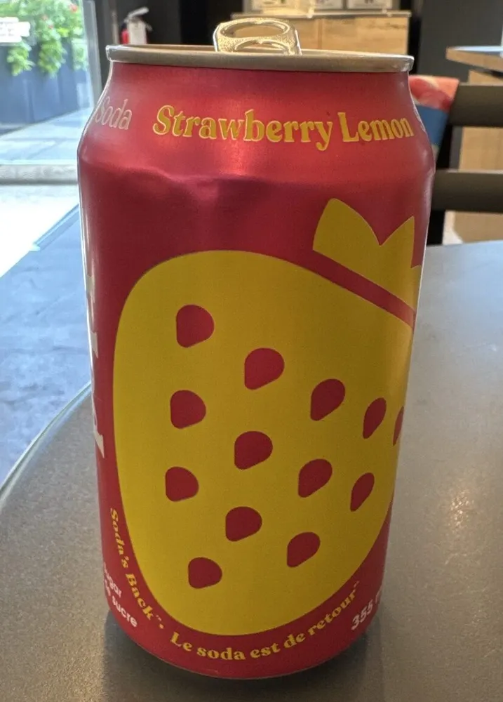 Soda Citron fraise / Strawberry Lemon Soda