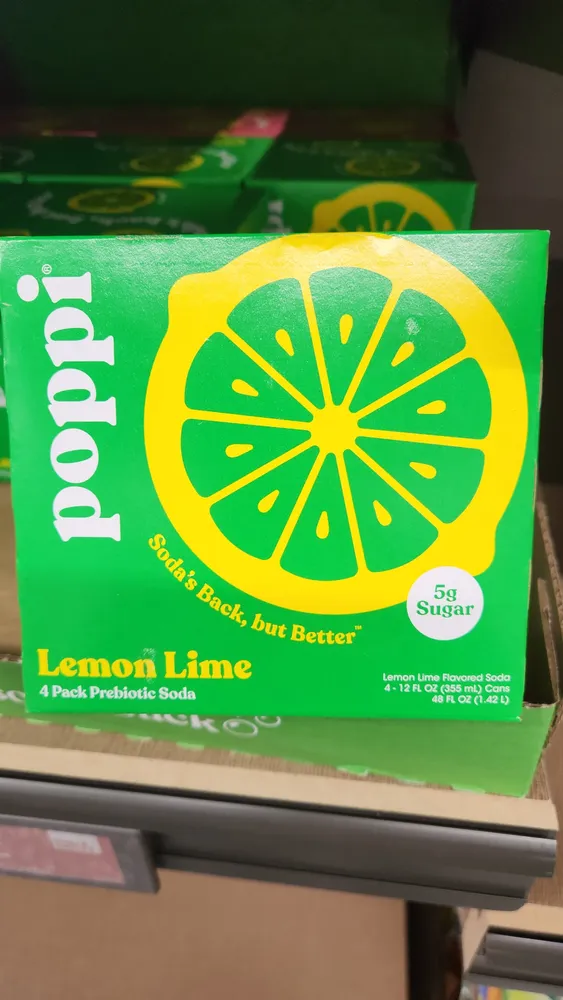 Lemon Lime 4 Pack Prebiotic Soda