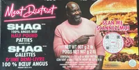 Shaq 100% Angus Beef Half Pound Patties
