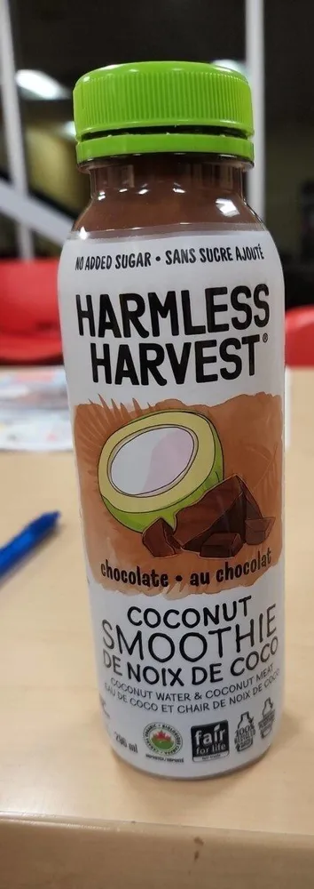 Harmless Harvest Coconut smoothie chocolate