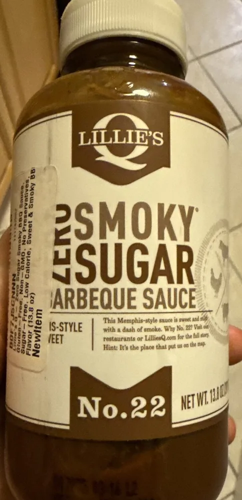 Zero Sugar Smoky Barbeque Sauce