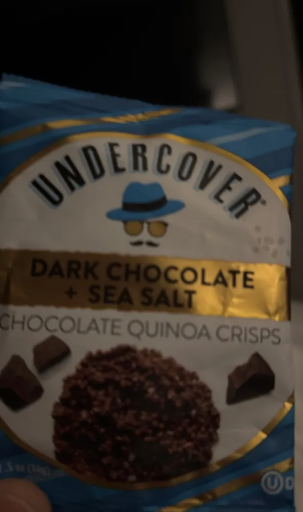Dark Chocolate Sea Salt Chocolate Quinoa Crisps