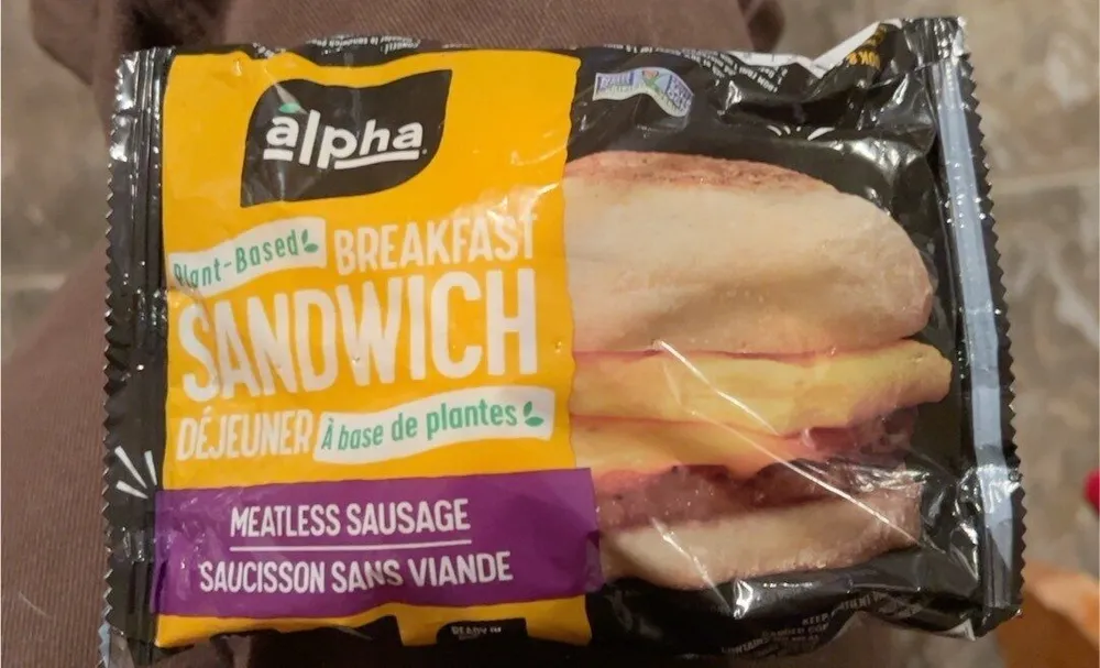 Plant-Based Breakfast Sandwich