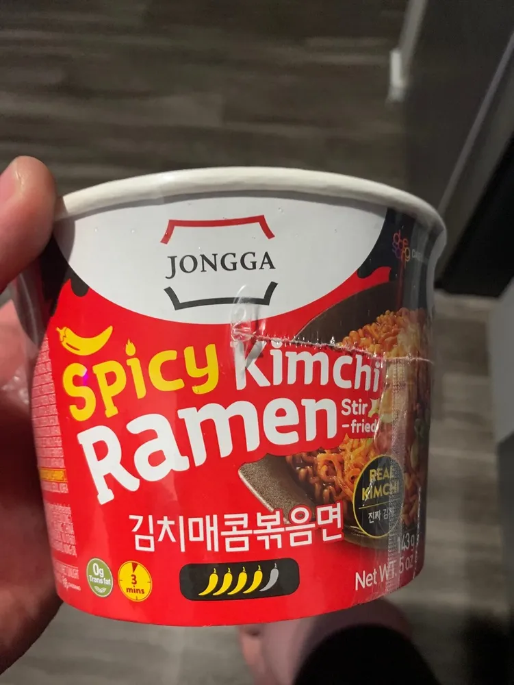 Spicy Kimchi Ramen Stir-fried
