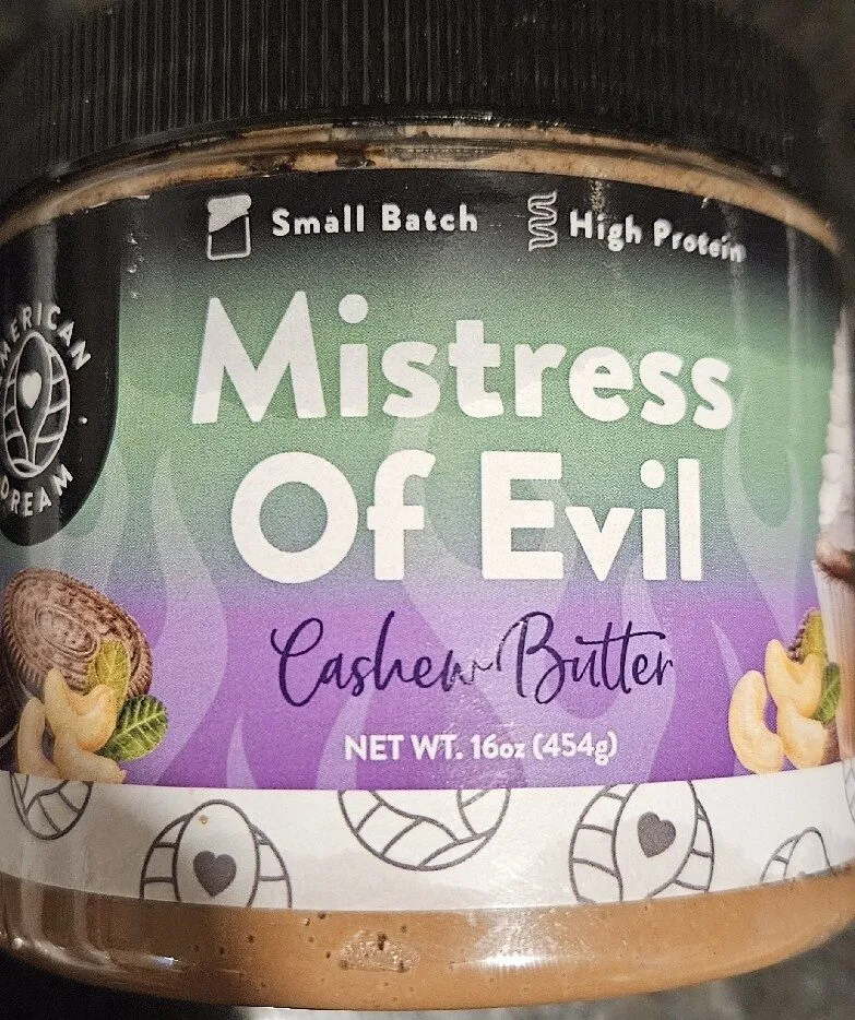 Mistress Of Evil Cashew Butter