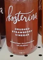 crushed strawberry vinegar