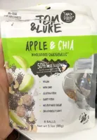 Apple and chia snackballs