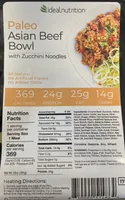 Asian Beef Bowl with Zucchini Noodles
