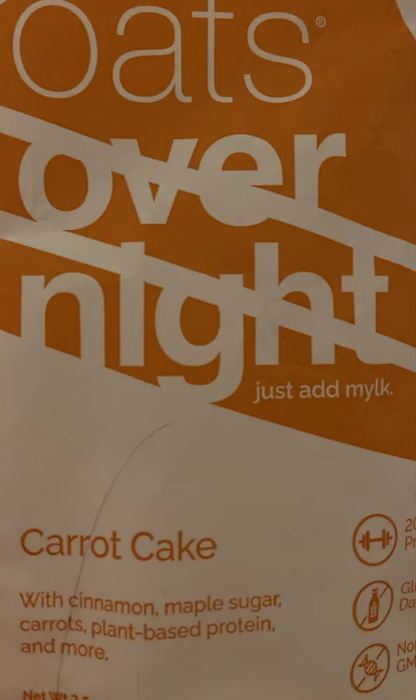 Oats Overnight Carrot Cake