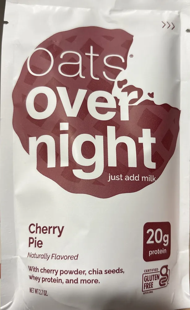 Cherry Pie Oats Overnight