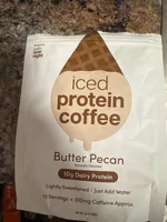 iced protein coffee Butter Pecan
