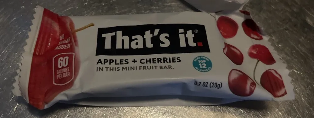Fruit Bar: Cherry And Apple