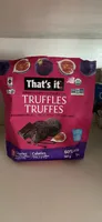 ORGANIC DARK CHOCOLATE FIG TRUFFLES TRUFFES
