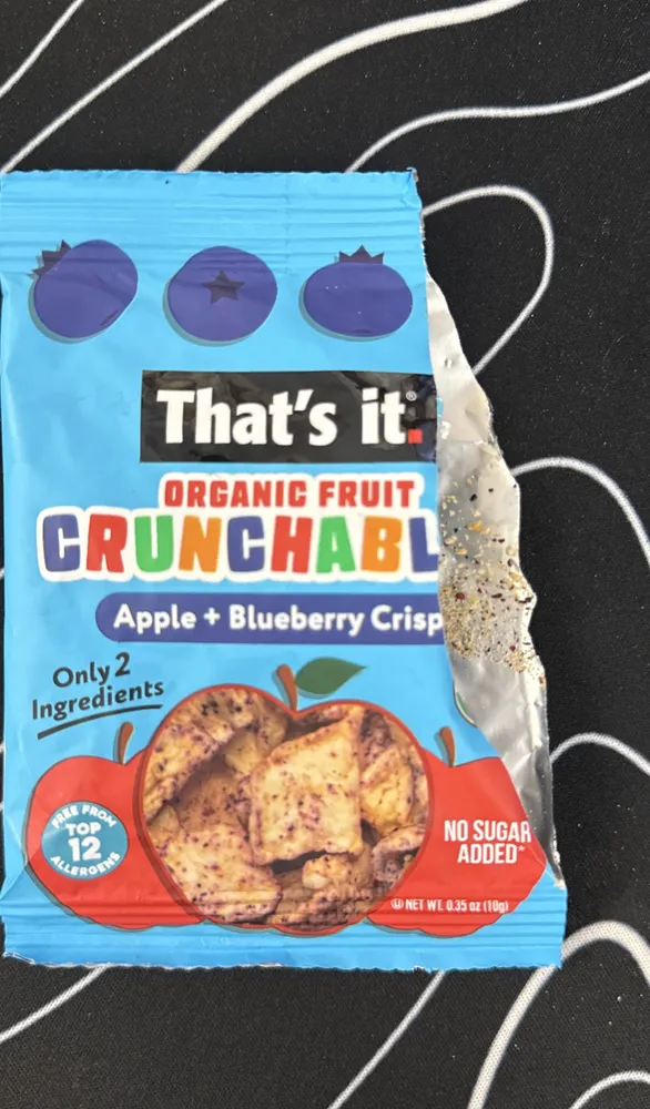 Organic Fruit Crunchables Apple + Blueberry Crisps