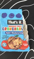 Organic Fruit Crunchables Apple + Blueberry Crisps