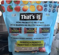 Mini Probiotic Fruit Bars