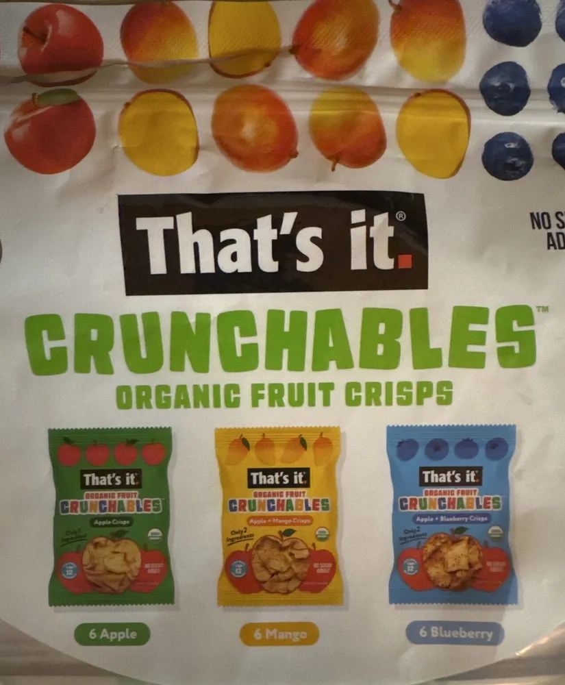 Crunchables Organic Fruit Crisps