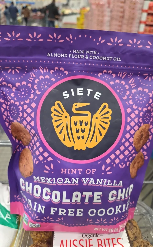 Hint of Mexican Vanilla Chocolate Chip Grain Free Cookies