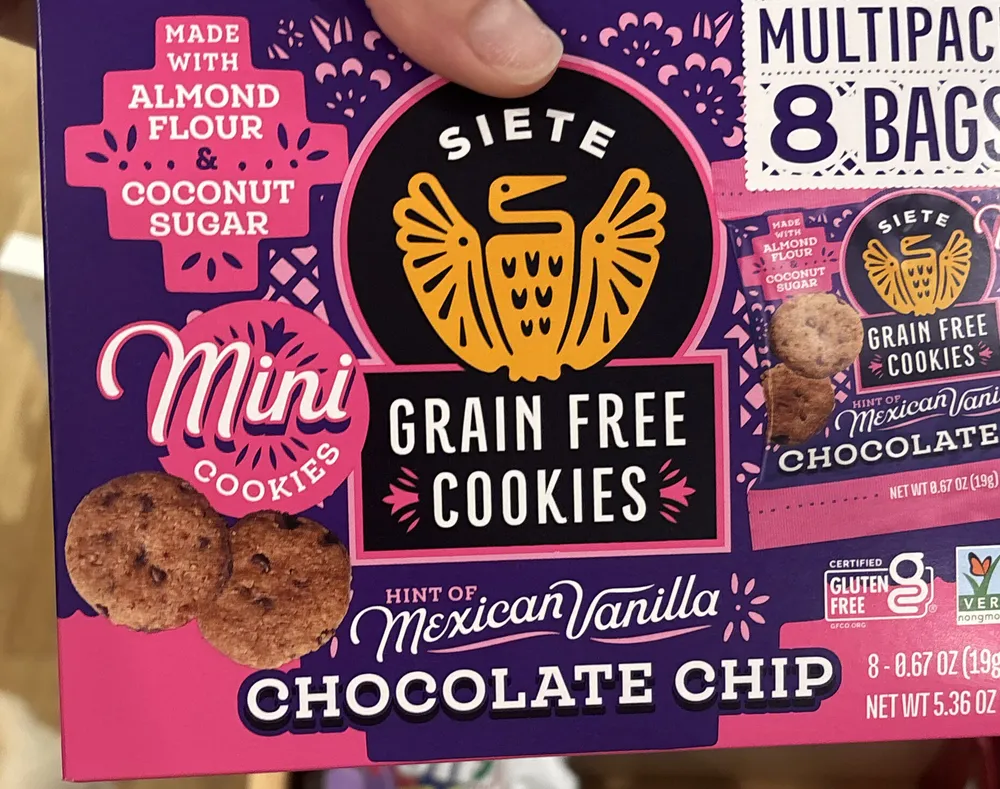 Mini Mexican Vanilla Chocolate Chip Grain Free Cookies