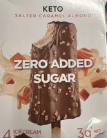 Salted Caramel Almond Ice Cream Bars