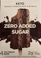 Triple Chocolate Crunch Ice Cream Bar