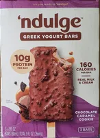 'ndulge Greek Yogurt Bars Chocolate Caramel Cookie