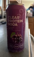 CLEAR PROTEIN SODA CLASSIC GRAPE