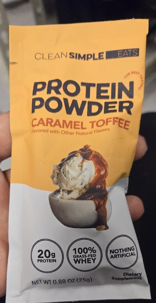 Protein Powder Caramel Toffee