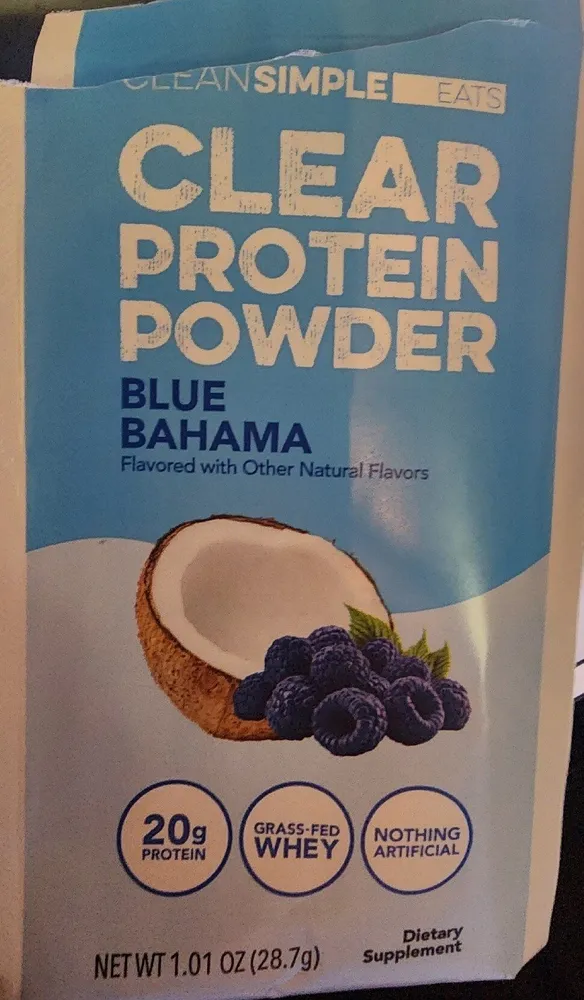 CLEAR PROTEIN POWDER BLUE BAHAMA