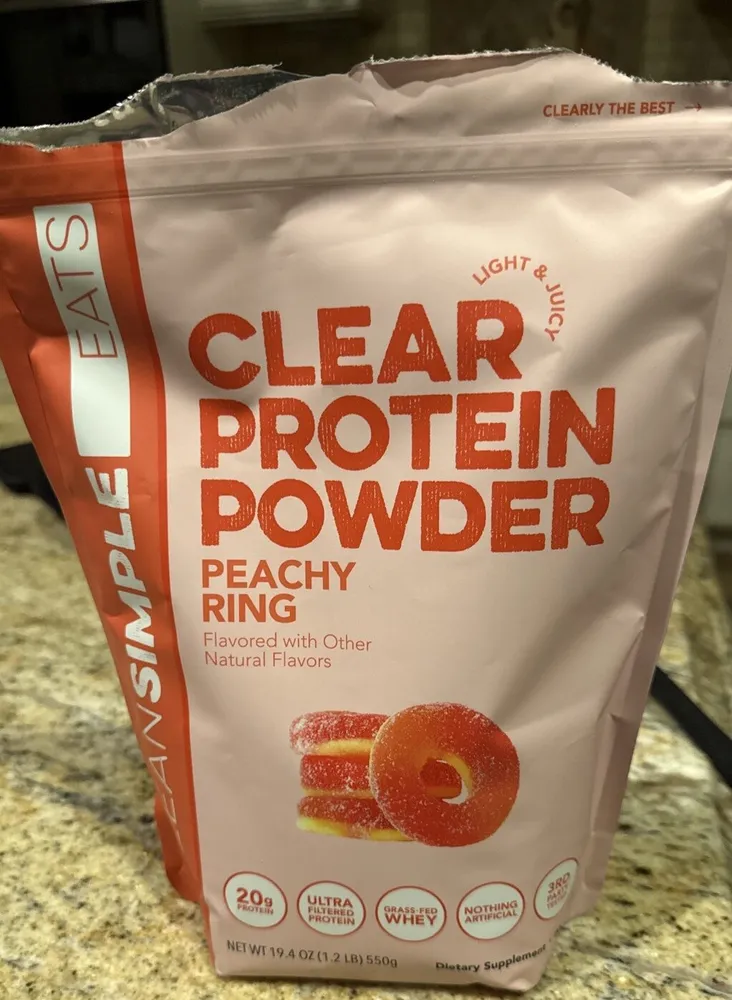 CLEAR PROTEIN POWDER PEACHY RING