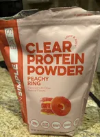 CLEAR PROTEIN POWDER PEACHY RING