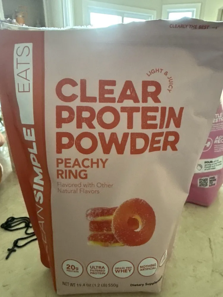 Peachy Ring Clear Protein Powder