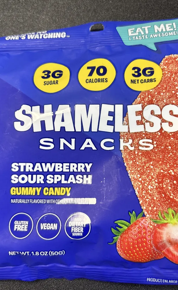 Strawberry Sour Splash Gummy Candy