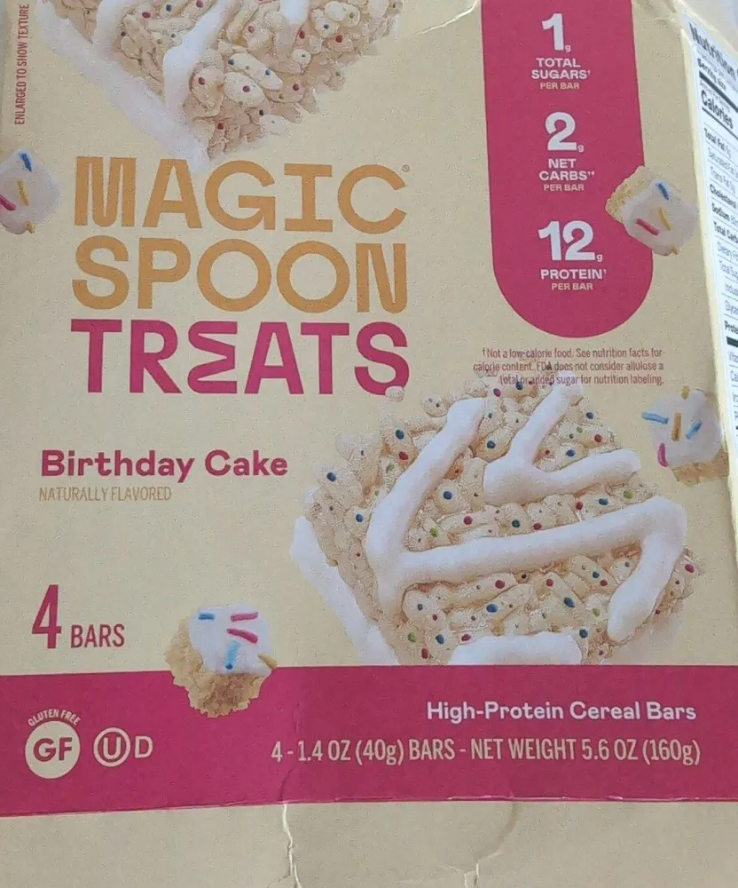 Protein Treats Birthday Cake