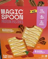 Cinnamon and brown sugar, protein pastry