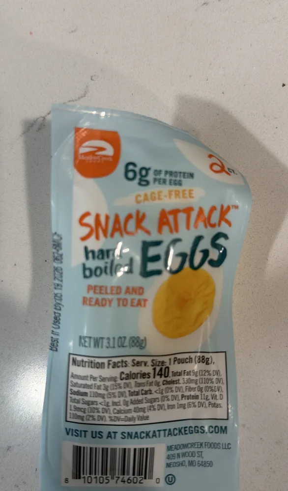 Hard boiled eggs