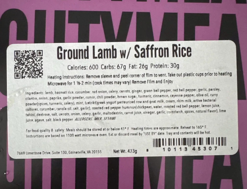 Ground Lamb With Saffron Rice