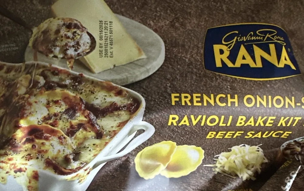 French Onion-Style Ravioli Bake Kit with Beef Sauce