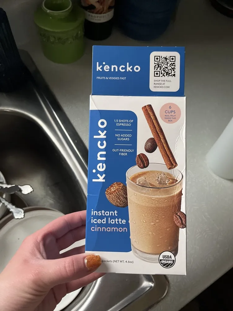 Kencko Instant Iced Latte Cinnamon
