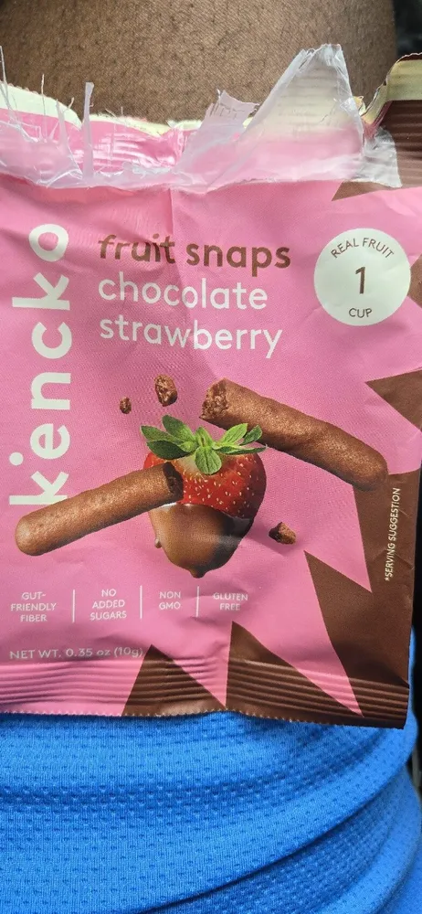 fruit snaps chocolate strawberry