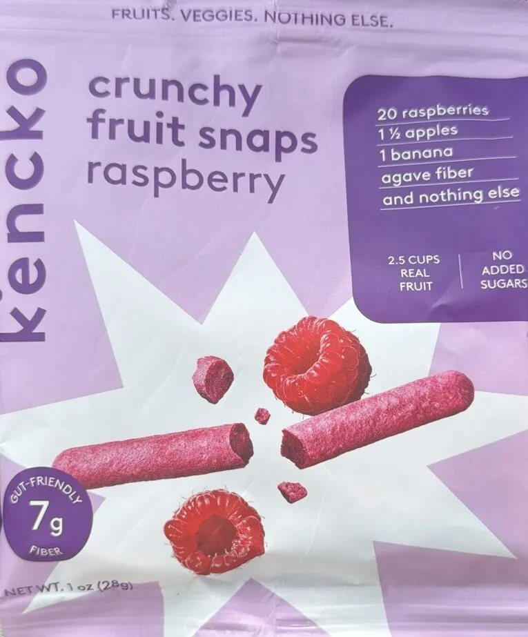 Crunchy Fruit Snaps: Raspberry
