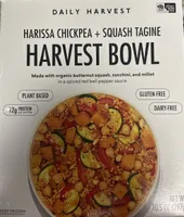 HARISSA CHICKPEA + SQUASH TAGINE HARVEST BOWL