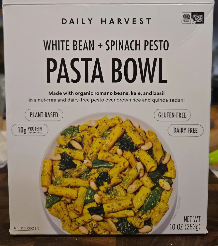 White Bean Pesto Pasta Bowl
